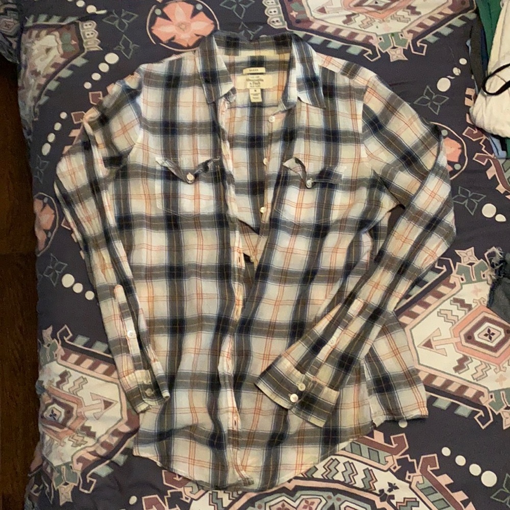 A&F Sheer Flannel
